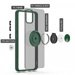 Wholesale Tuff Slim Armor Hybrid Ring Stand Case for OnePlus 9 Pro (Dark Green)